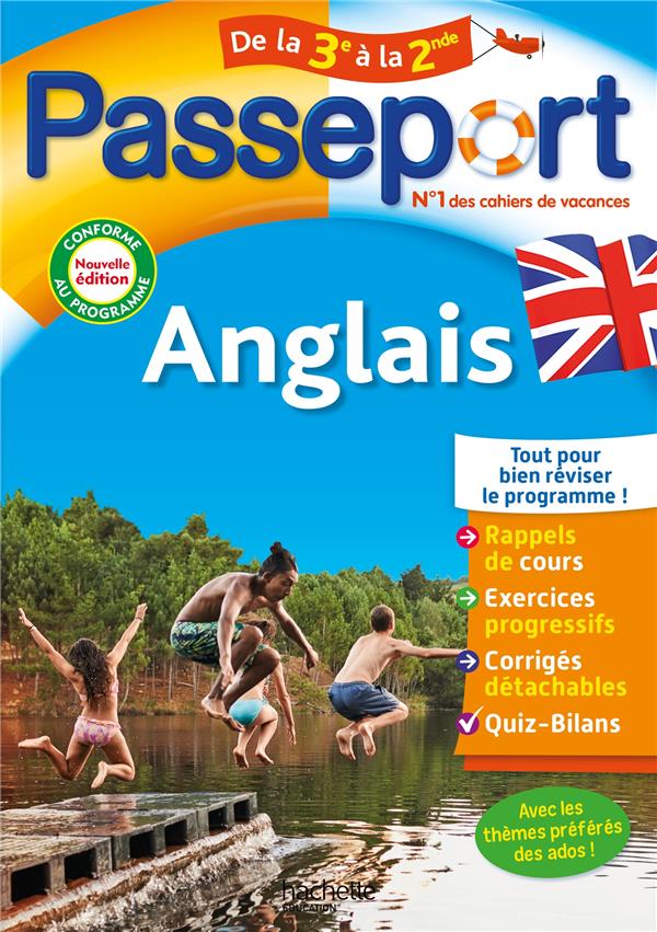 PASSEPORT ANGLAIS DE LA 3E A LA 2NDE - CAHIER DE VACANCES 2023 - CAZENAVE-OATEN E L. - HACHETTE