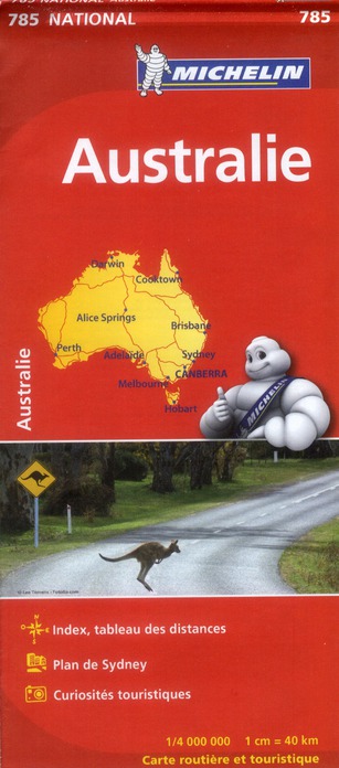 CARTE AUSTRALIE MICHELIN - XXX - MICHELIN