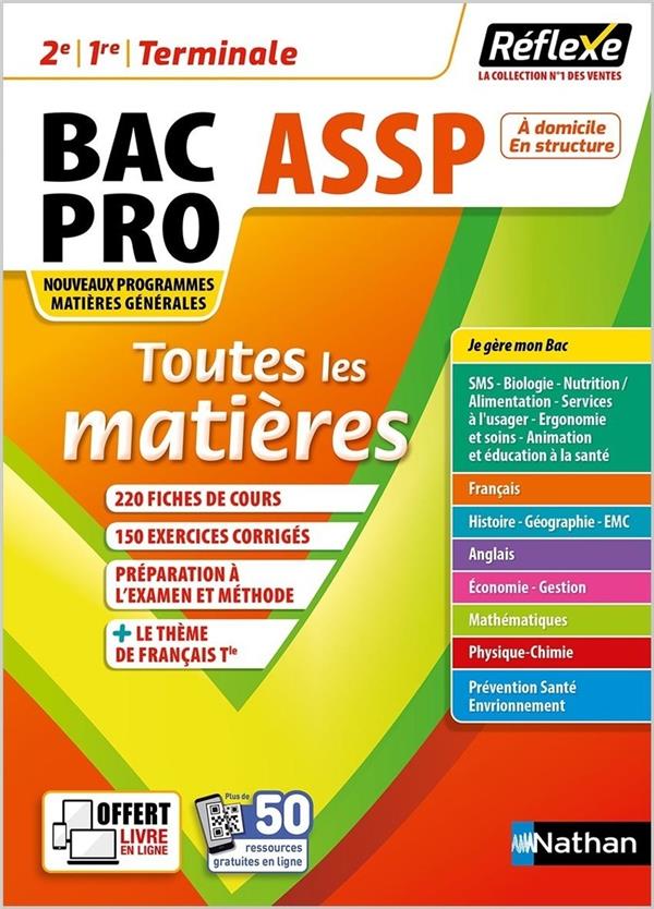 TOUTES LES MATIERES BPRO ASSP - REFLEXE N 14 2021 - TOME 14 - VOL14 - BAUMEIER/BOULET - CLE INTERNAT