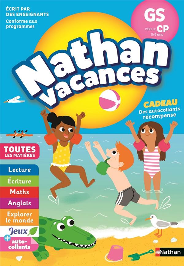 CAHIER DE VACANCES MATERNELLE GS VERS CP 5/6 ANS - CHAMBON - CLE INTERNAT