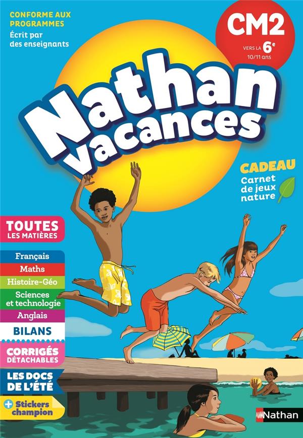 CAHIER DE VACANCES PRIMAIRE CM2 VERS 6EME 10/11 ANS - CHAVAROCHE/GINET - CLE INTERNAT