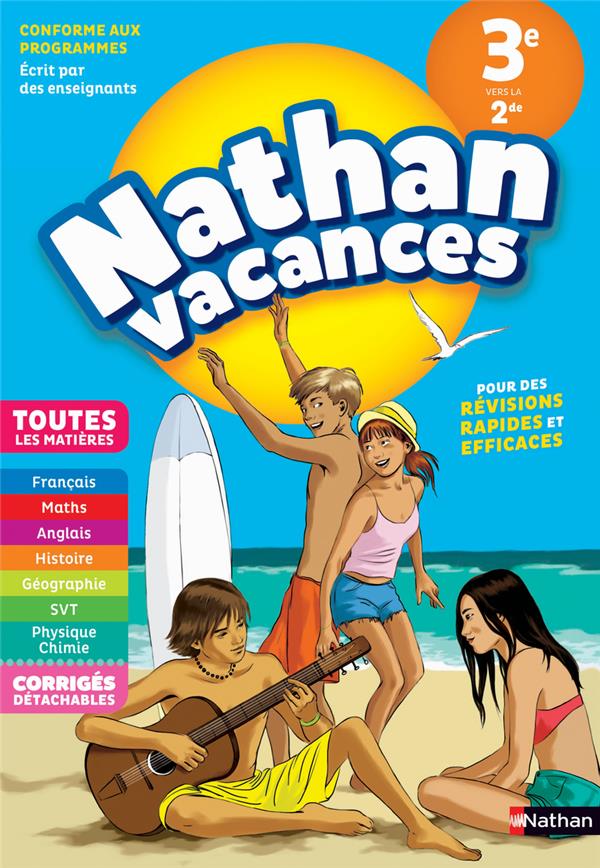 CAHIER DE VACANCES TOUT EN UN DE LA 3EME VERS LA SECONDE - CARRE-MONTREJAUD - CLE INTERNAT