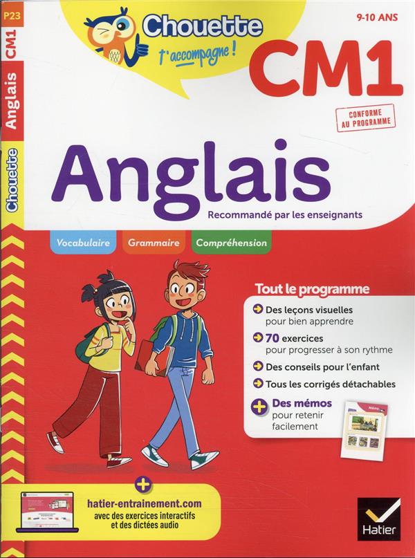 CHOUETTE ENTRAINEMENT T.P23 : ANGLAIS  -  CM1 - TOUATI CORINNE - HATIER SCOLAIRE