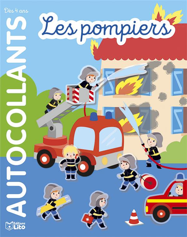 AUTOCOLLANTS  -  LES POMPIERS - XXX - LITO