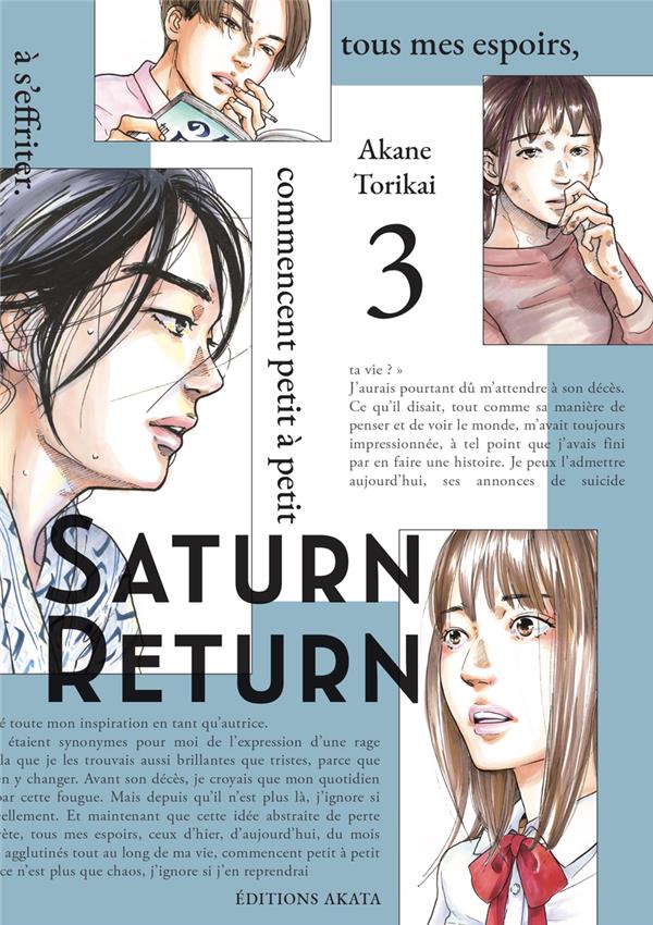 SATURN RETURN TOME 3 - TORIKAI  AKANE - AKATA