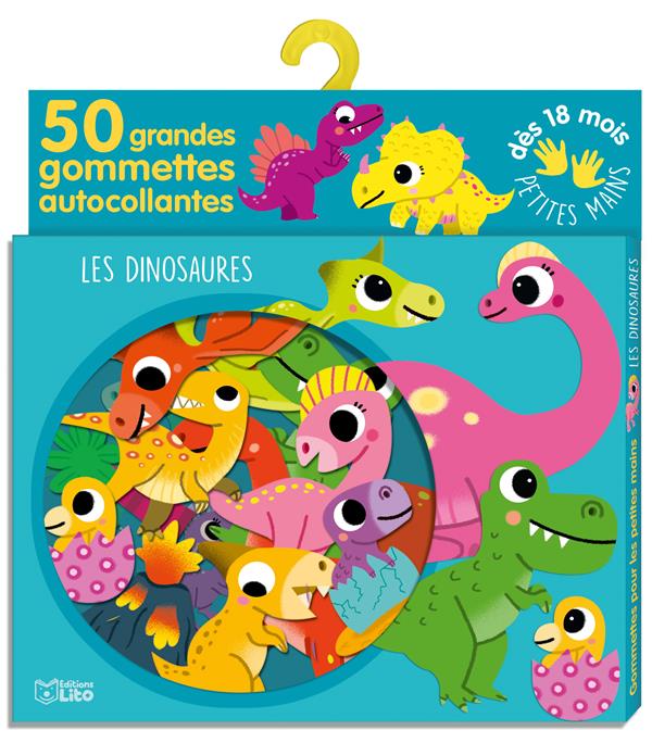 GOMMETTES POUR LES PETITES MAINS : LES DINOSAURES - XXX - NC