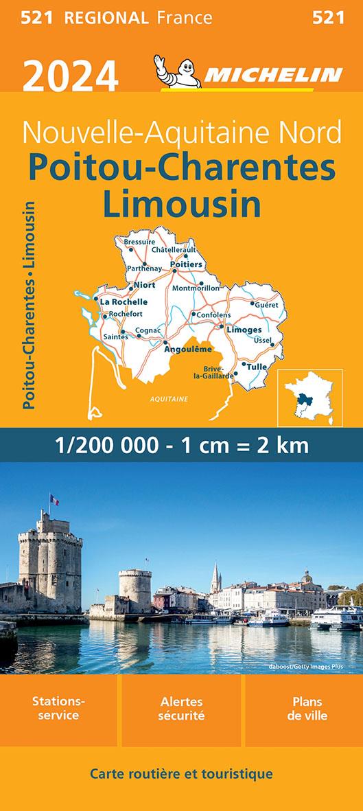 POITOU-CHARENTES, LIMOUSIN (EDITION 2024) - XXX - MICHELIN