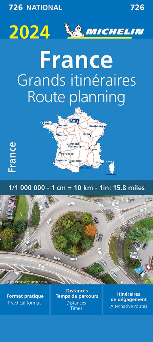 FRANCE : GRANDS ITINERAIRES (EDITION 2024) - XXX - MICHELIN