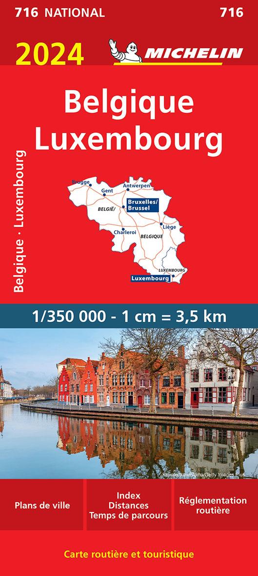 BELGIQUE, LUXEMBOURG (EDITION 2024) - XXX - MICHELIN