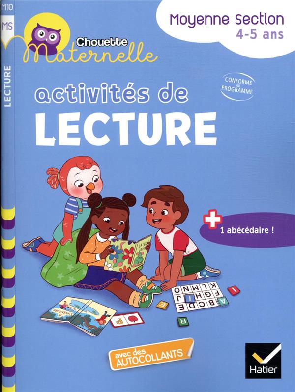 CHOUETTE ENTRAINEMENT : ACTIVITES DE LECTURE - MS - COHEN/ROULLIER - HATIER SCOLAIRE CHOUETTE ENTRAINEMENT : ACTIVITES DE LECTURE - MS - COHEN/ROULLIER - HATIER SCOLAIRE