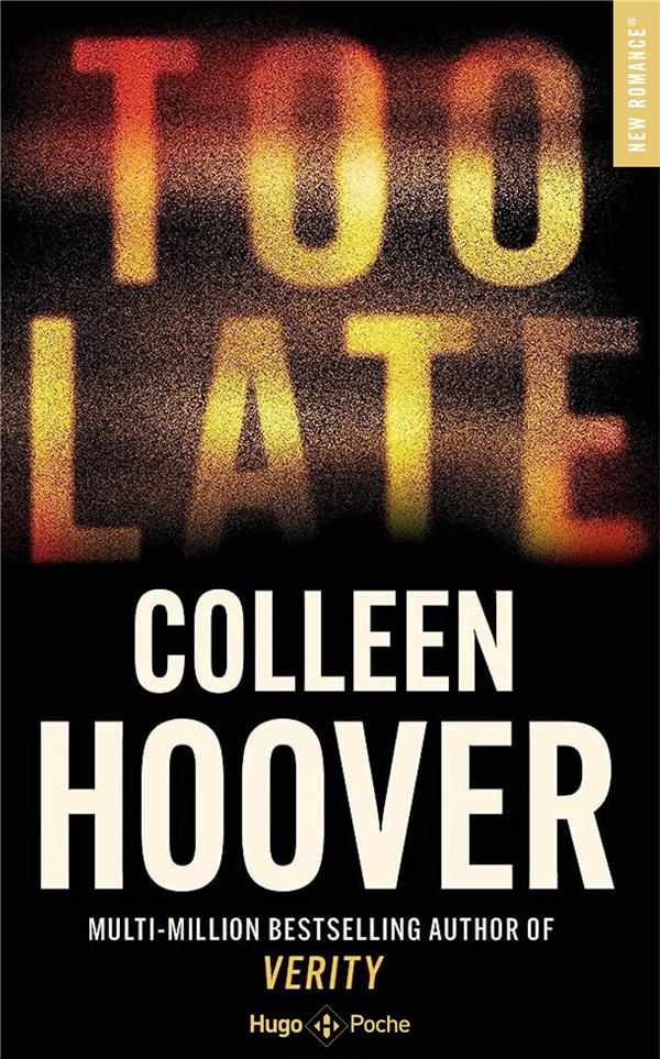 TOO LATE - HOOVER - HUGO JEUNESSE