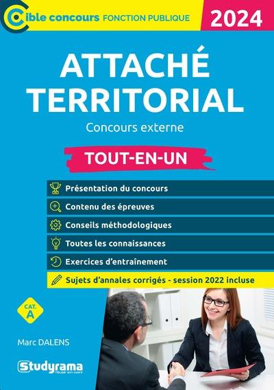 CIBLE CONCOURS FONCTION PUBLIQUE - ATTACHE TERRITORIAL  CONCOURS EXTERNE - TOUT-EN-UN - DALENS - STUDYRAMA