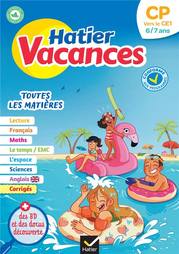 HATIER VACANCES : TOUTES LES MATIERES  -  CP VERS CE1 - IDIARD/CHENOT - HATIER SCOLAIRE