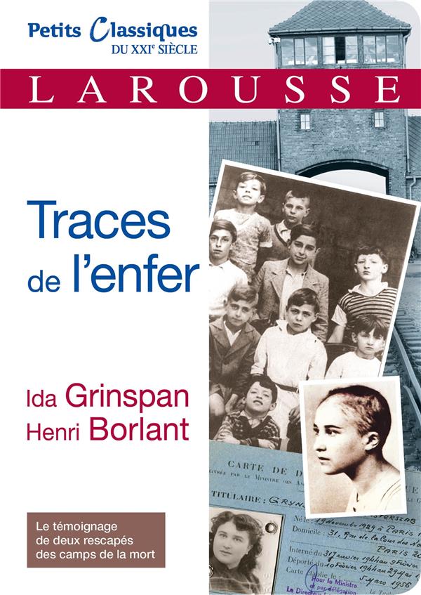 TRACES DE L'ENFER - GRINSPAN  IDA  - Larousse