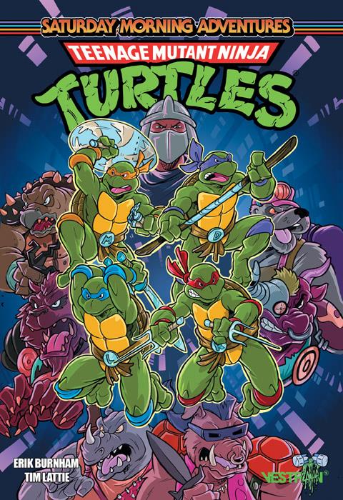 LES TORTUES NINJA : TEENAGE MUTANT NINJA TURTLES SATURDAY MORNING ADVENTURES : LES NOUVELLES AVENTURES - BURNHAM/LATTIE - VESTRON