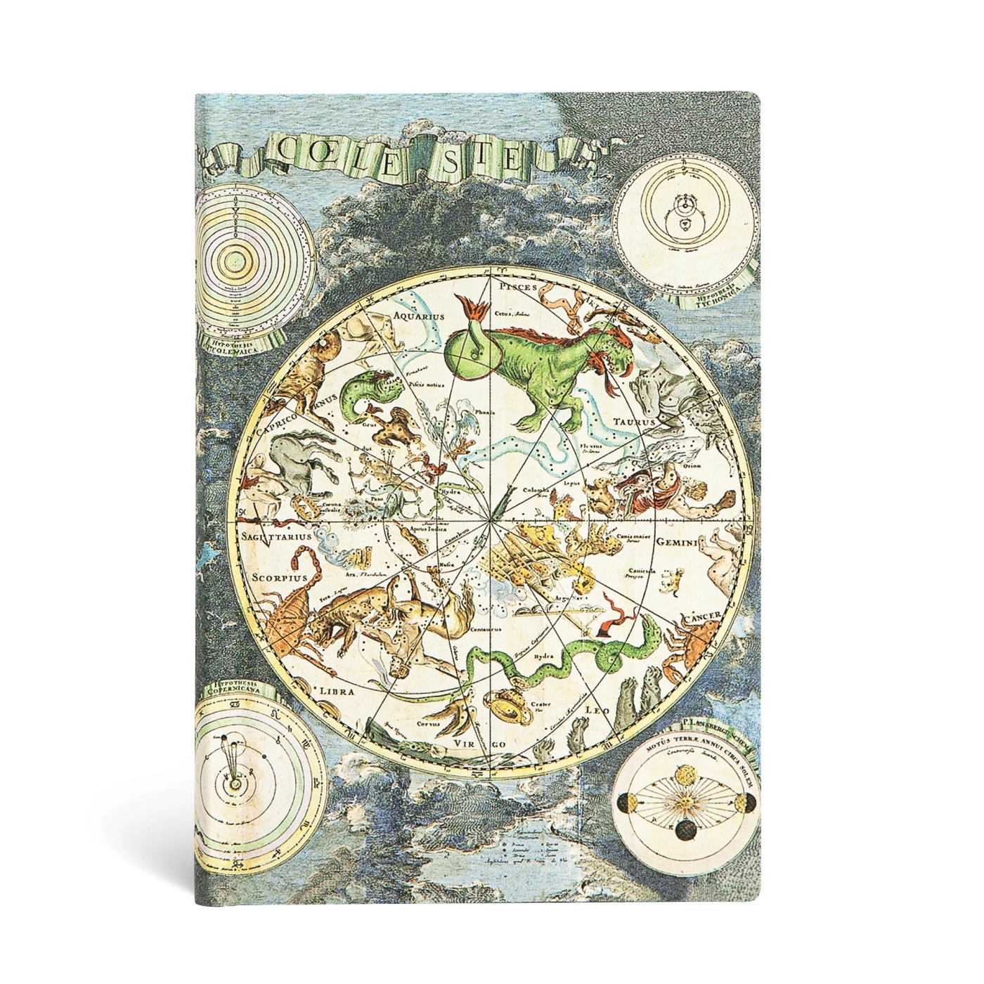 CARNET FLEXIS PLANISPHERE CELESTE - MINI - LIGNE - 176 P. - XXX - PAPERBLANKS