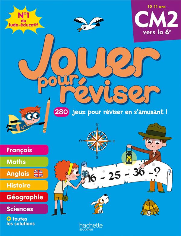 JOUER POUR REVISER : DU CM2 VERS LA 6E - COLLECTIF/MORIZE - HACHETTE