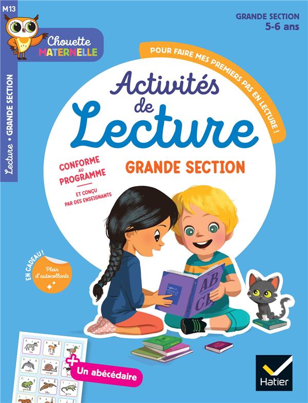 CHOUETTE MATERNELLE TOME M13 : ACTIVITES DE LECTURE  -  GRANDE SECTION - COHEN/ROULLIER - HATIER SCOLAIRE