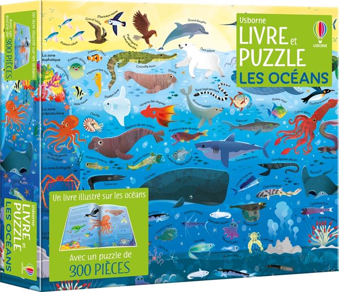 LES OCEANS - COFFRET LIVRE ET PUZZLE - DES 7 ANS - SMITH/LUCAS - NC