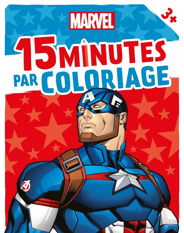 CAPTAIN AMERICA : 15 MINUTES PAR COLORIAGE - XXX - HACHETTE