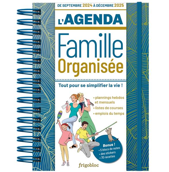 L'AGENDA FAMILLE ORGANISEE (EDITION 2025) - COLLECTIF - NC