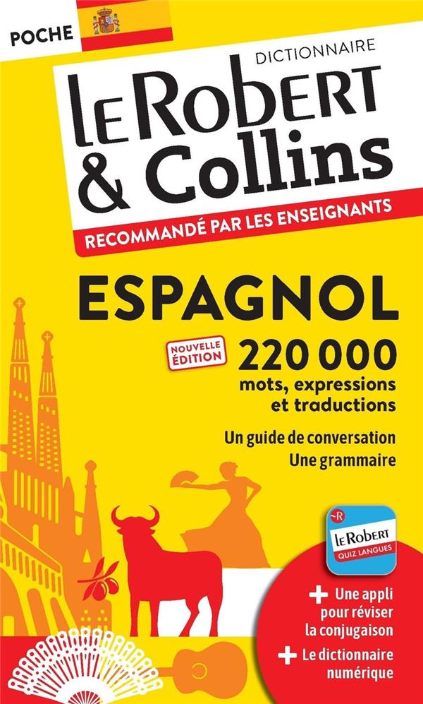 LE ROBERT et COLLINS  -  POCHE : ESPAGNOL (EDITION 2024) - COLLECTIF - LE ROBERT