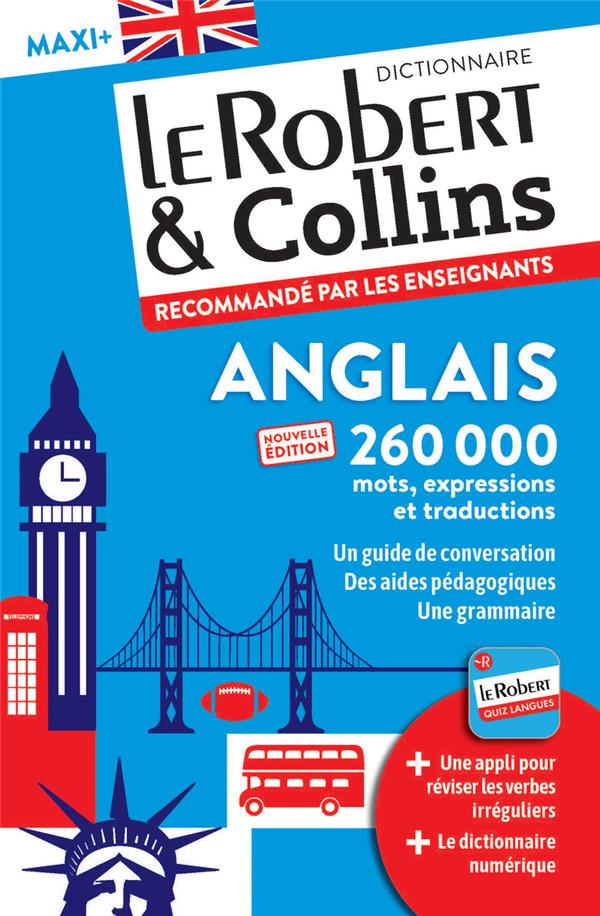 LE ROBERT et COLLINS  -  MAXI + : ANGLAIS (EDITION 2024) - COLLECTIF - LE ROBERT