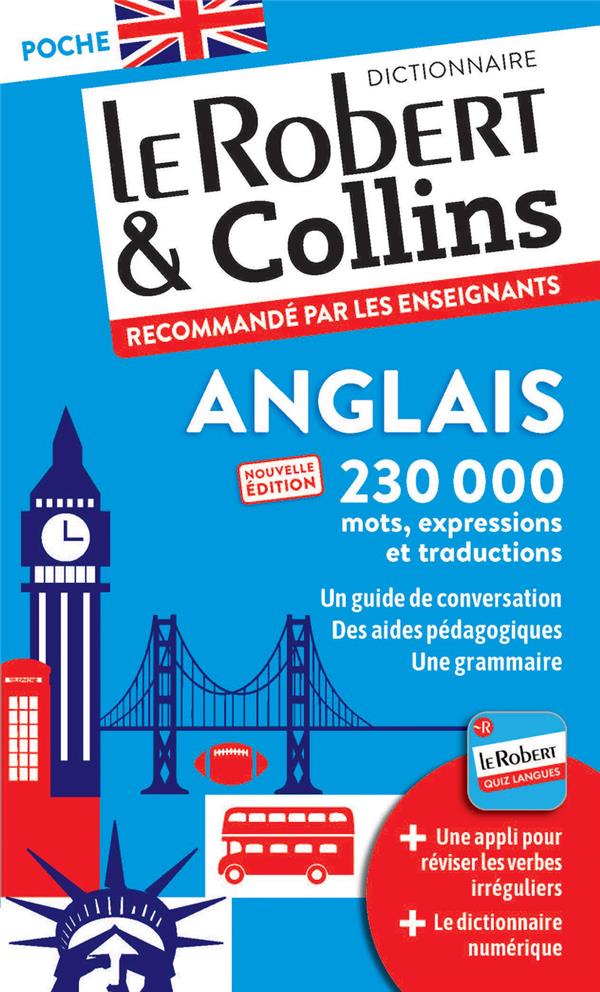 LE ROBERT et COLLINS  -  POCHE : ANGLAIS (EDITION 2024) - COLLECTIF - LE ROBERT