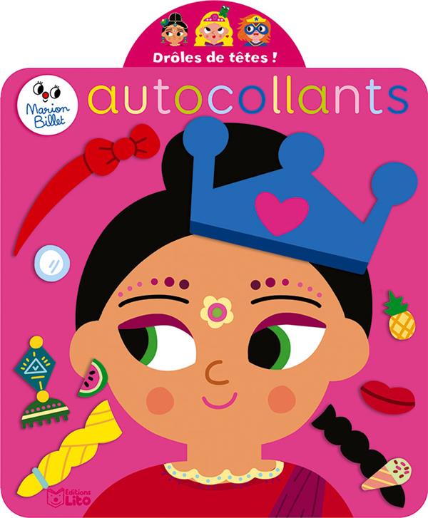 DROLES DE TETES  -  LES FILLES  -  AUTOCOLLANTS - XXX - LITO