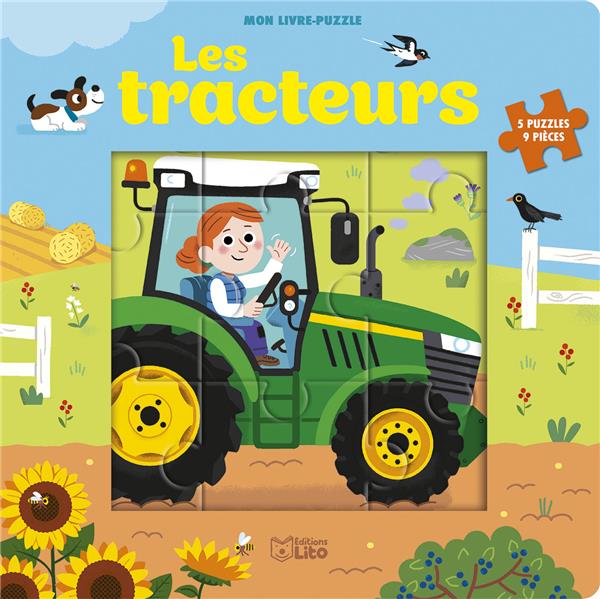 MON LIVRE PUZZLE : LES TRACTEURS - XXX - LITO