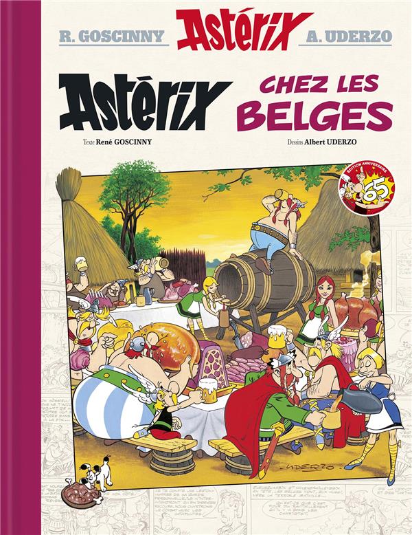 ASTERIX CHEZ LES BELGES N 24 - EDITION LUXE - 65 ANS ASTERIX - GOSCINNY/UDERZO - HACHETTE