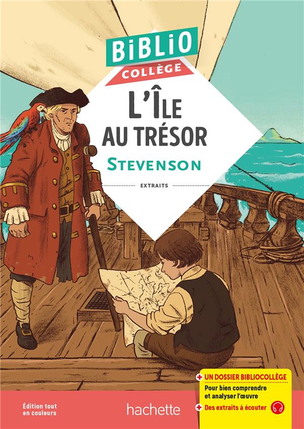 BIBLIOCOLLEGE - L'ILE AU TRESOR - STEVENSON/DUPHOT - HACHETTE