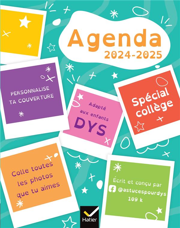 AGENDA DYS COLLEGE 6E 5E - 11-12 ANS - CHEE - HATIER SCOLAIRE AGENDA DYS COLLEGE 6E 5E - 11-12 ANS - CHEE - HATIER SCOLAIRE