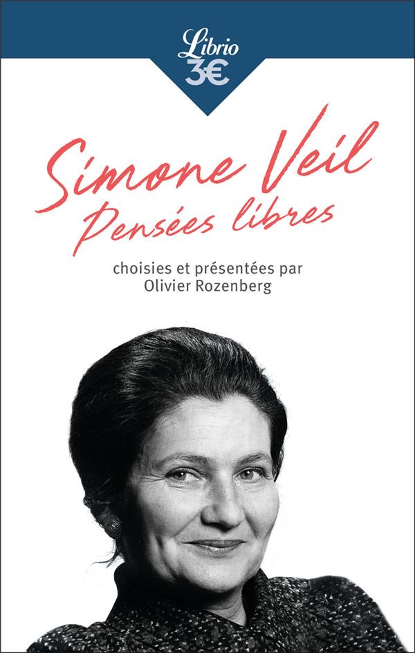 PENSEES LIBRES - VEIL SIMONE - J'AI LU