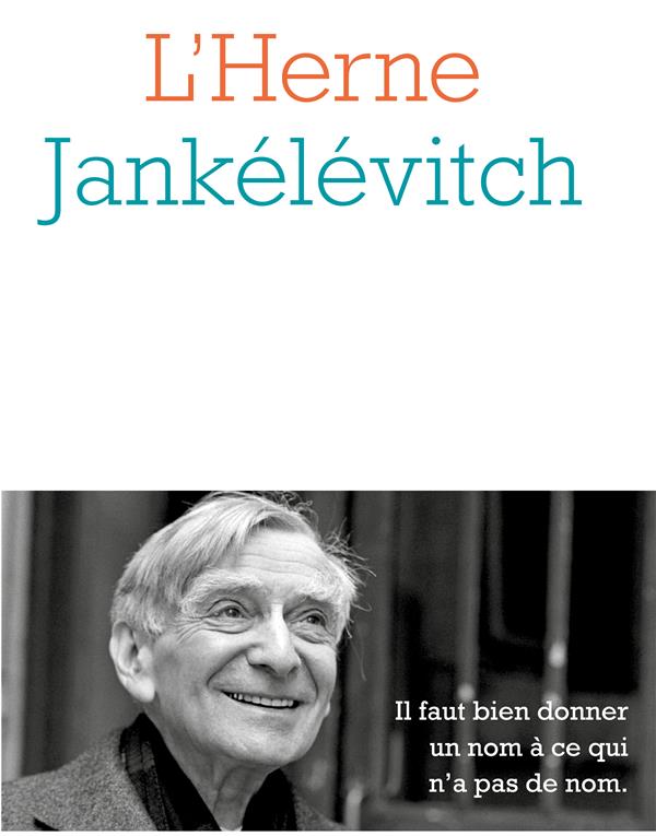 CAHIER JANKELEVITCH - JANKELEVITCH V. - L-HERNE