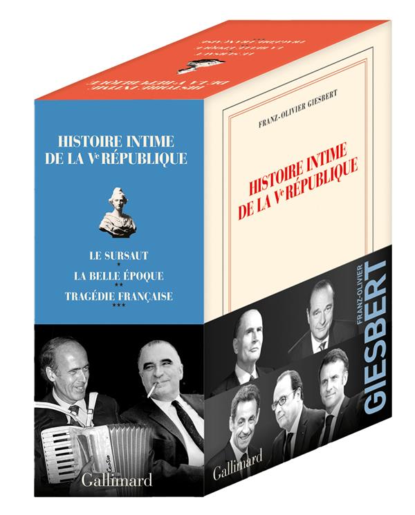 HISTOIRE INTIME DE LA V REPUBLIQUE, I, II ET III - COFFRET TROIS VOLUMES - GIESBERT F-O. - NC