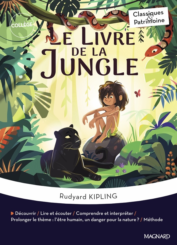 LE LIVRE DE LA JUNGLE - CLASSIQUES ET PATRIMOINE - KIPLING/YAO - MAGNARD