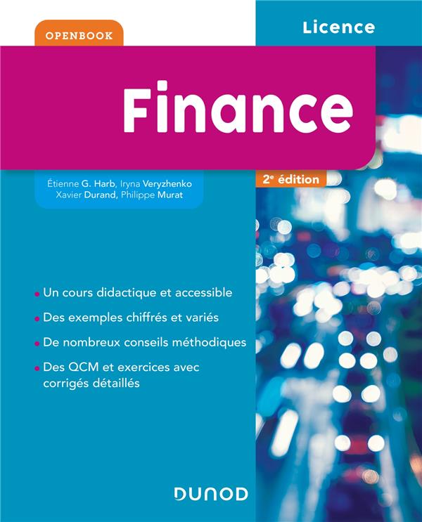 FINANCE  -  LICENCE (2E EDITION) - HARB  ETIENNE G. - DUNOD