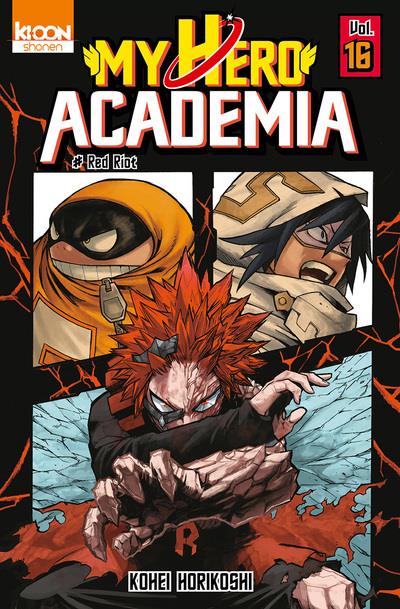 MY HERO ACADEMIA TOME 16 : RED RIOT - HORIKOSHI  KOHEI - KI-OON
