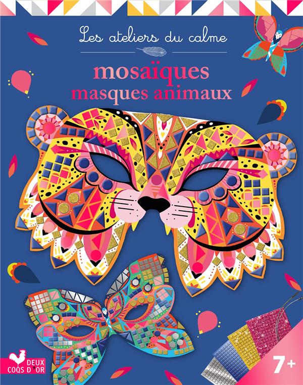 MOSAIQUES MASQUES ANIMAUX - POCHETTE AVEC ACCESSOIRES - SILEO CINZIA - NC