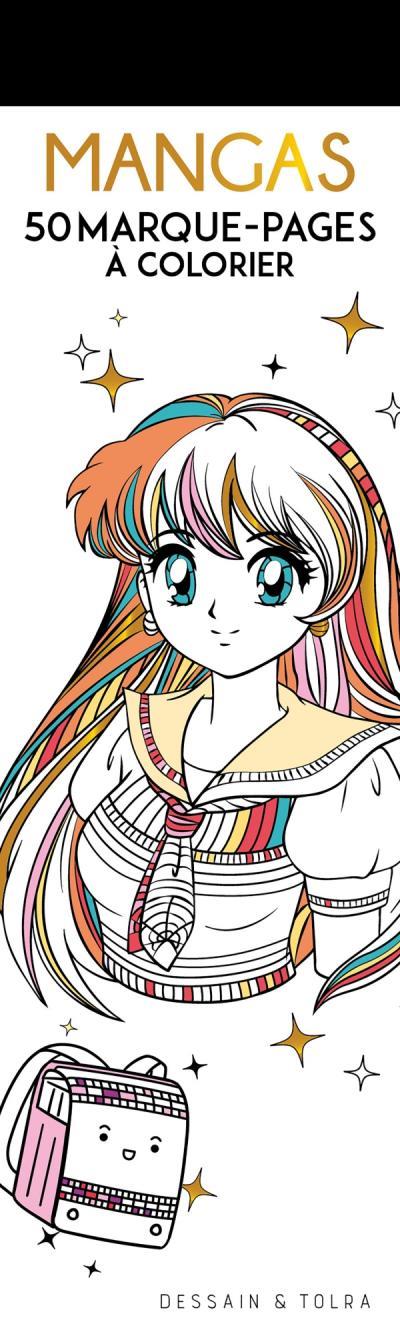 MARQUE-PAGES A COLORIER MANGAS - XXX - NC