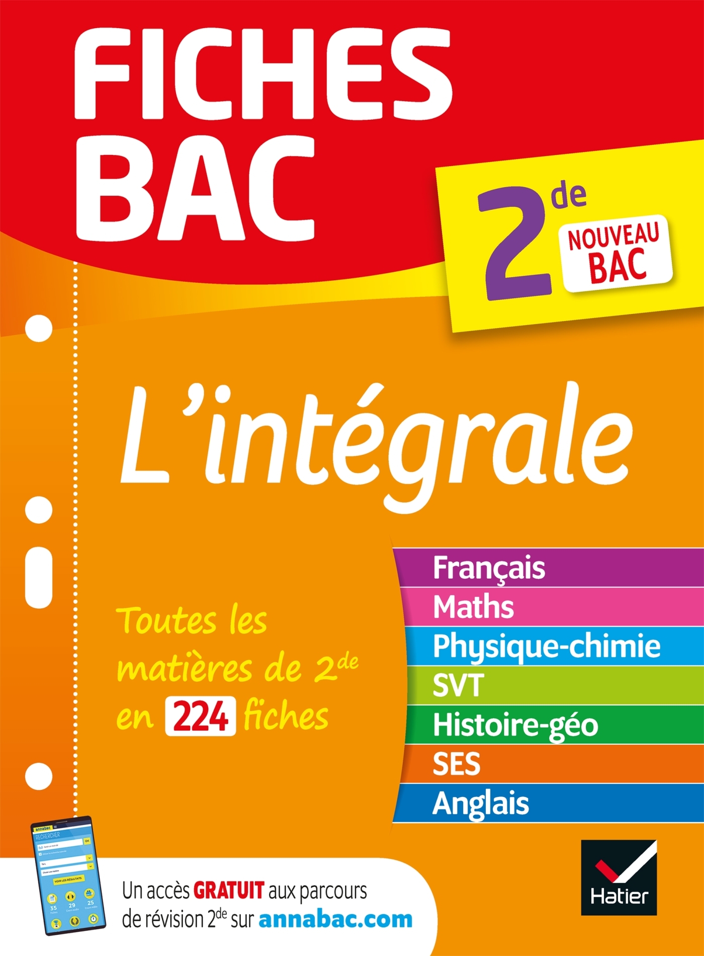 Fiches bac L'intégrale (tout-en-un) 2de - Benguigui Nathalie, Leder Sylvain, Madoz-Bonnot Fabien, Malavieille Michèle, Porphire François, Renaud Jean-Philippe, Roland Christophe, Royer Jacques, Brossard Patrice, Charon Séverine, Clavel Christophe, Darbeau