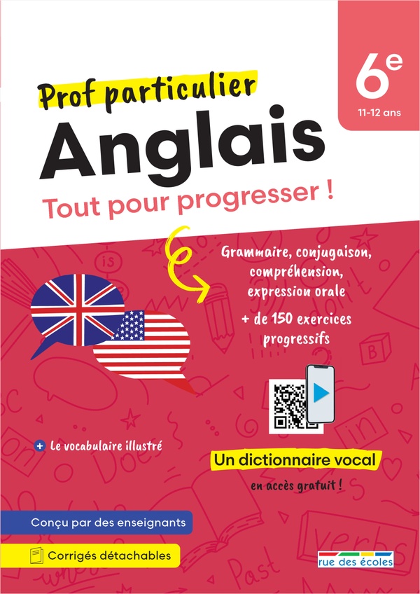 PROF PARTICULIER : ANGLAIS : 6E  -  TOUT POUR PROGRESSER ! - COLLECTIF - ANNALES-RDECOLE