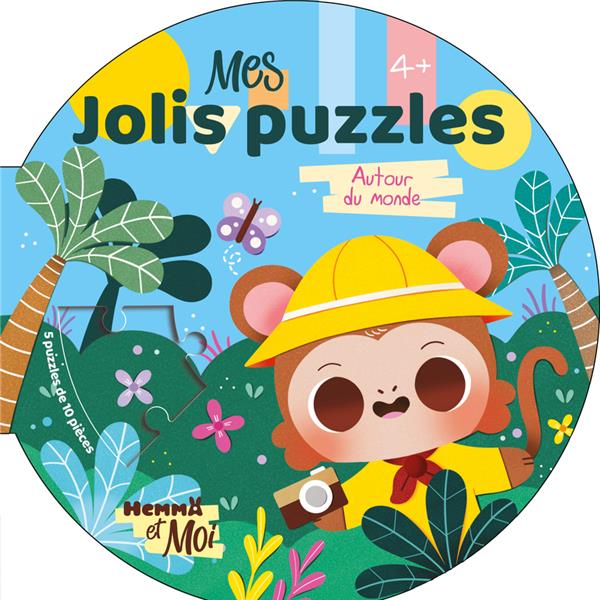 HEMMA ET MOI - MES JOLIS PUZZLES - AUTOUR DU MONDE - AHORINE/COLLECTIF - NC