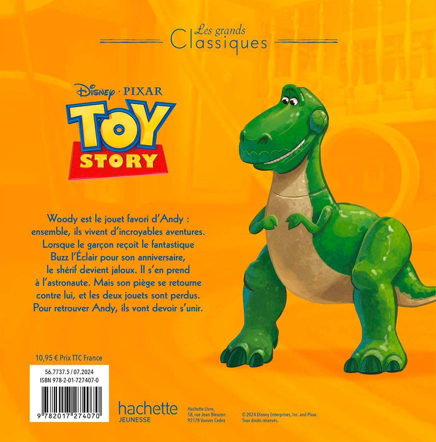 TOY STORY - Les Grands Classiques - L'histoire du film - Disney Pixar - XXX - DISNEY HACHETTE