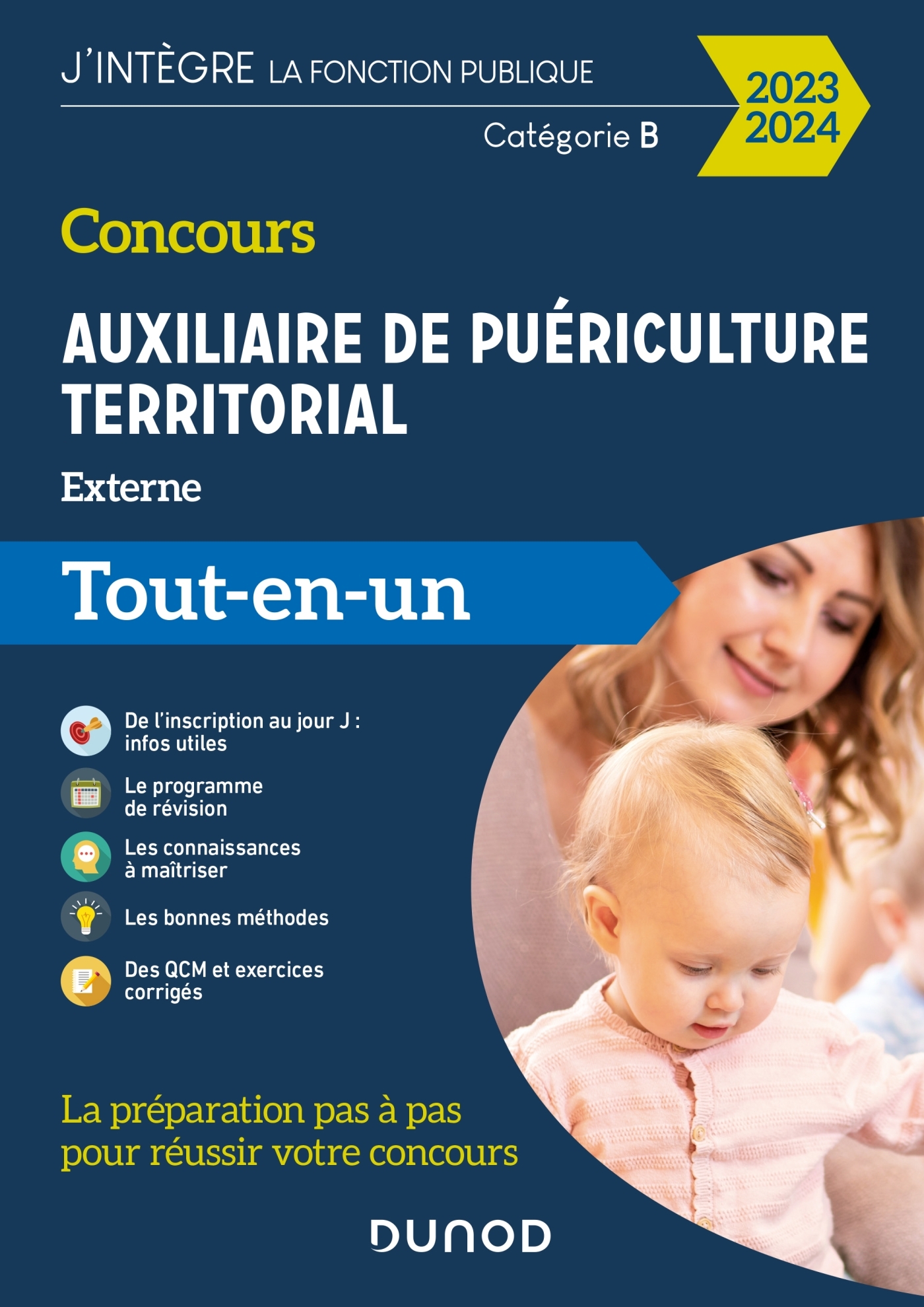 CONCOURS AUXILIAIRE DE PUERICULTURE TERRITORIAL 2023-2024 - TOUT-EN-UN - Nathalie Assouly-Brun, Marie-Hélène Hurtig, Odile Meyer, Frédéric Perrier, An Platteeuw - DUNOD