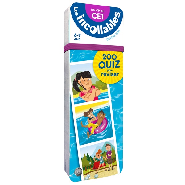 LES INCOLLABLES - 200 QUIZ POUR REVISER - DU CP AU CE1 - PLAY BAC EDITIONS - PRISMA