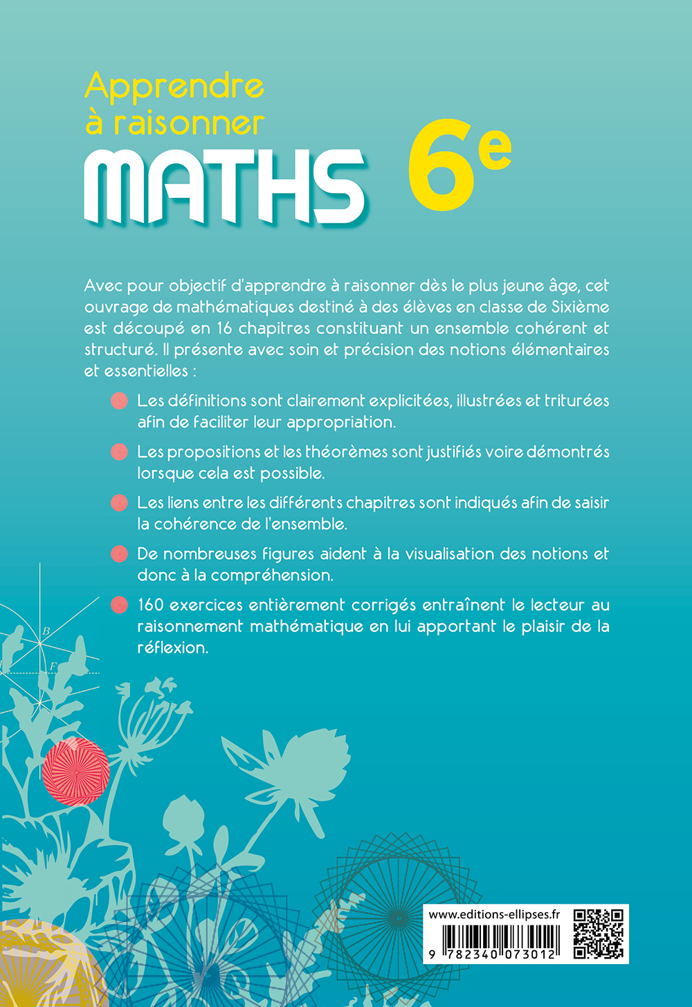 APPRENDRE A RAISONNER - MATHEMATIQUES - SIXIEME - Mathieu Kieffer - ELLIPSES