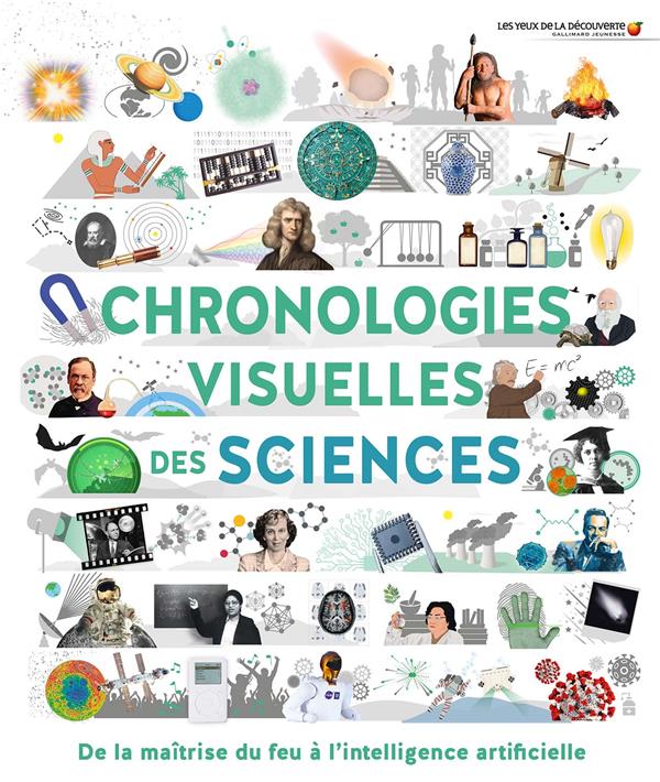 CHRONOLOGIES VISUELLES DES SCIENCES : DE LA MAITRISE DU FEU A L'INTELLIGENCE ARTIFICIELLE - COLLECTIF - GALLIMARD