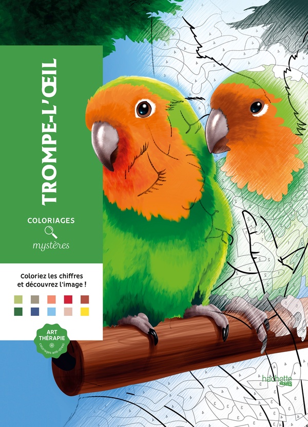 COLORIAGES MYSTERES - TROMPE L'OEIL - MARIEZ/JAUNATRE - HACHETTE